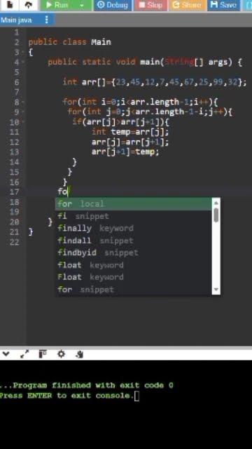 “This is how Bubble Sort actually works in Java 💻🚀 - YouTube