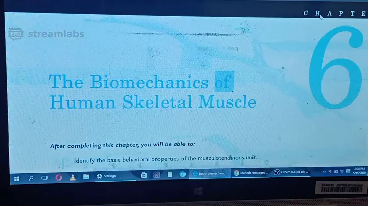 Live Session || Biomechanics Ch#6 || SUSAN J HALL ...