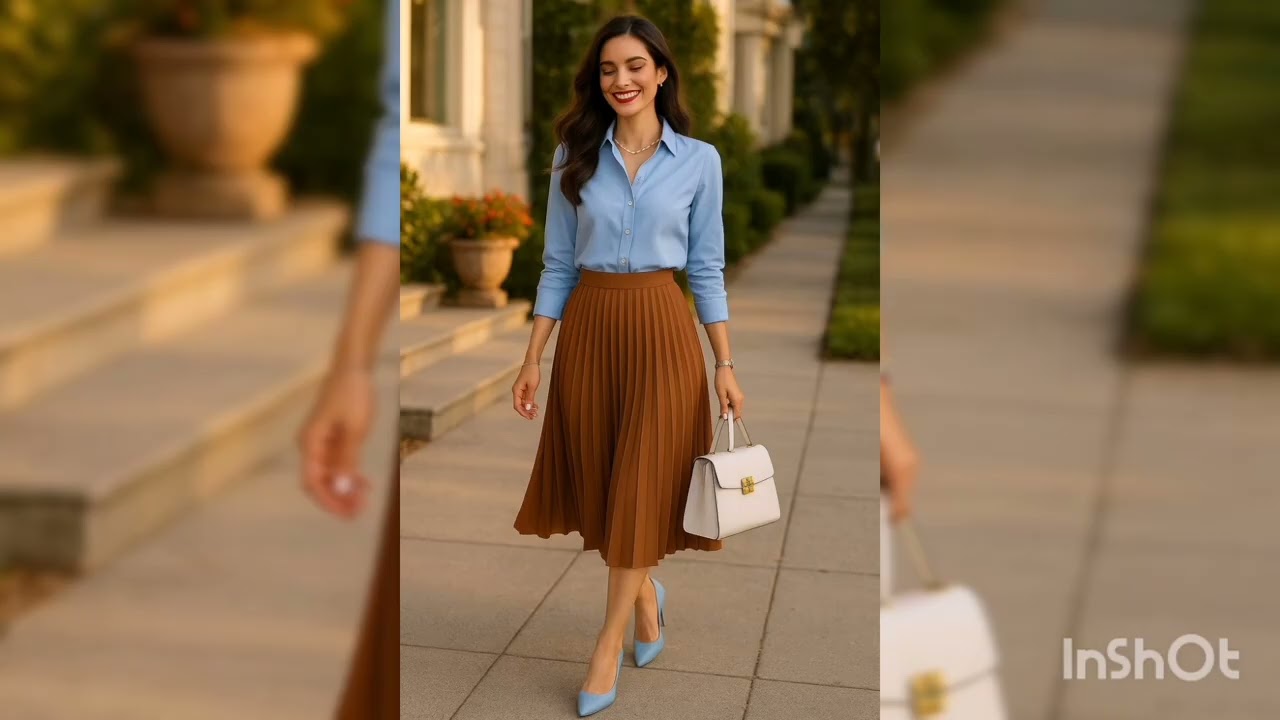 Faldas plisadas hermosas (súper lindas)moda