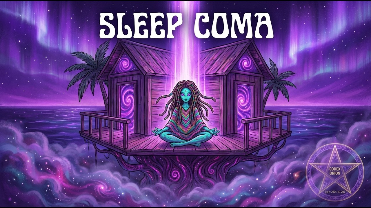 SLEEP COMA PREPARATION 🌙 DEEP NERVOUS SYSTEM SHUTDOWN  432Hz Heavy Rain Reset
