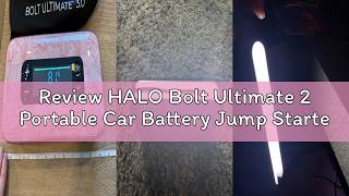 Review HALO Bolt Ultimate 2 Portable Car Battery Jump Starter | 130 PSI Air Compressor, 55.5Wh USB P