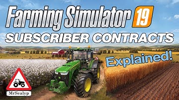 SUBSCRIBER CONTRACTS, Explained! Farming Simulator 19, PS4.