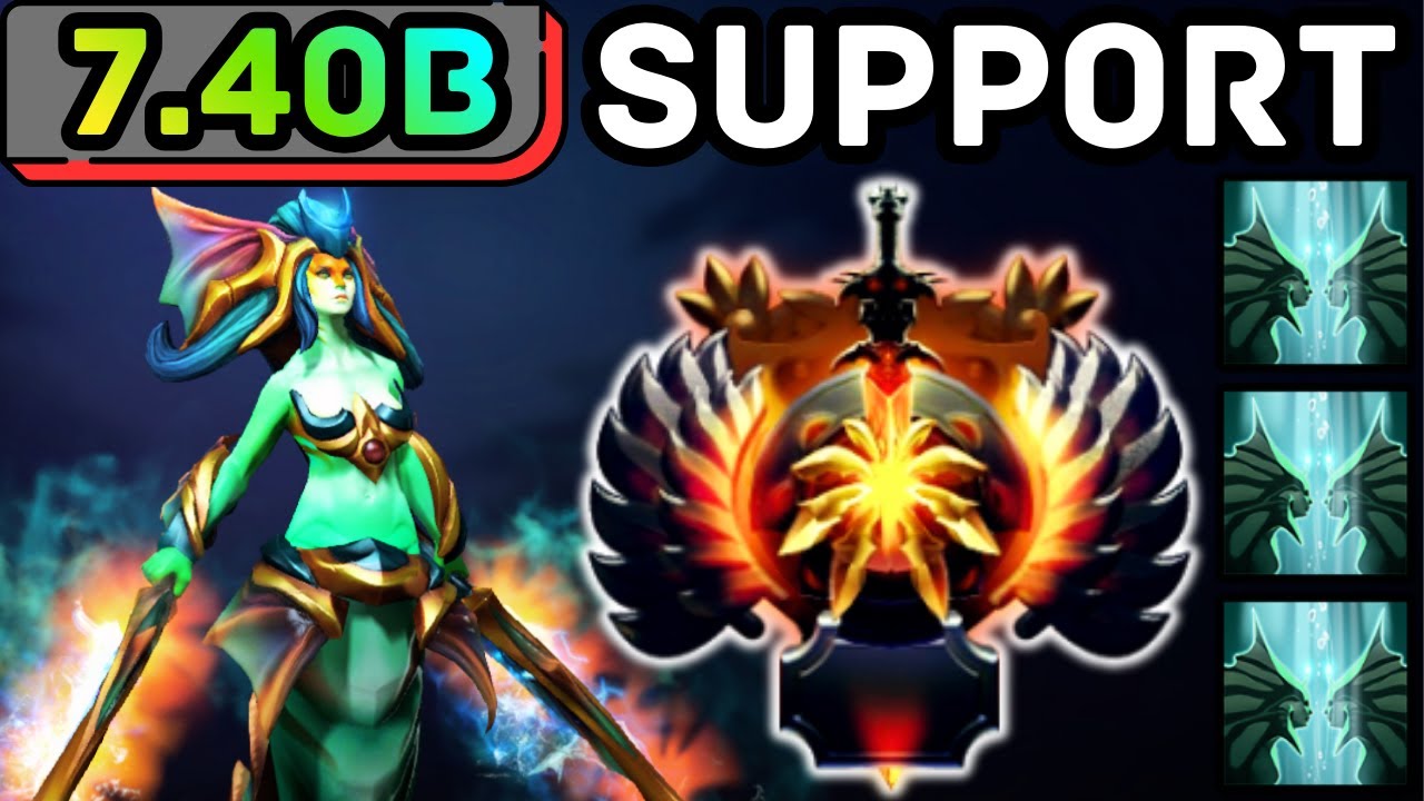 🔥 NEW PATCH 7.40b NAGA SIREN HARD SUPPORT ONE SONG, PERFECT RESET | DOTA 2 GAMEPLAY 🔥