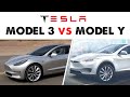 Tesla Model Y VS Model 3 Обзор Сравнение Отличия