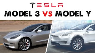 Tesla Model Y VS Model 3 Обзор Сравнение Отличия