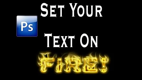 Create Stunning Fire Text in Photoshop
