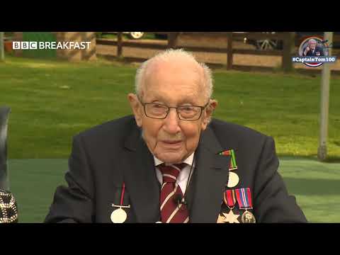 This is how BBC Breakfast celebrated Captain Tom Moore's 100th birthday