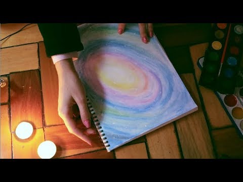 ASMR BINAURAL: MINHAS AQUARELAS | Sons de texturas, papel e tapping para relaxar!