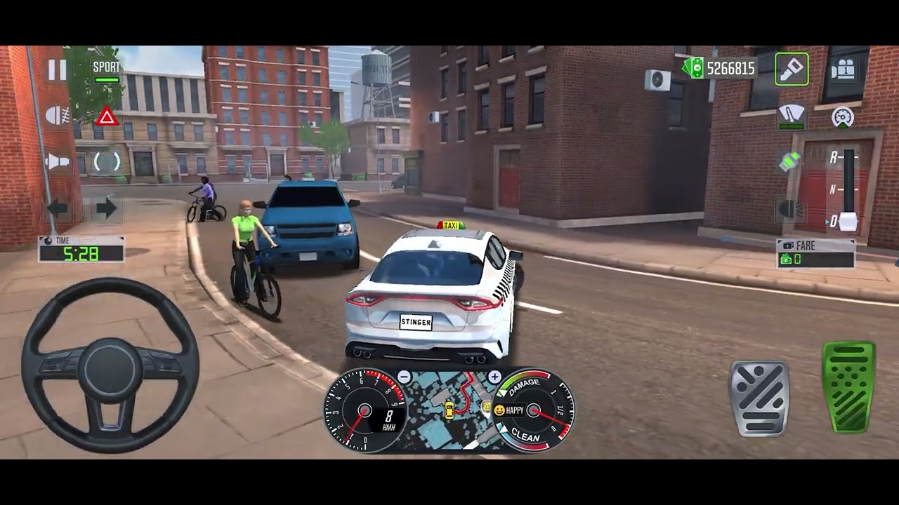 Kia Stinger Cab | New York Cab | Taxi Car Simulator EVO Mobile Gameplay