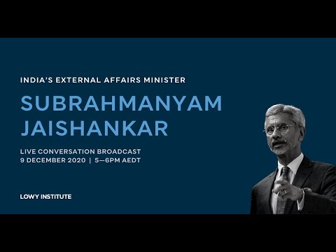 In conversation with India’s External Affairs Minister Dr Subrahmanyam Jaishankar