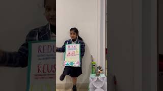 🌍 Reduce, Reuse, Recycle | A Young Changemaker’s Speech to Save the Planet! ♻️