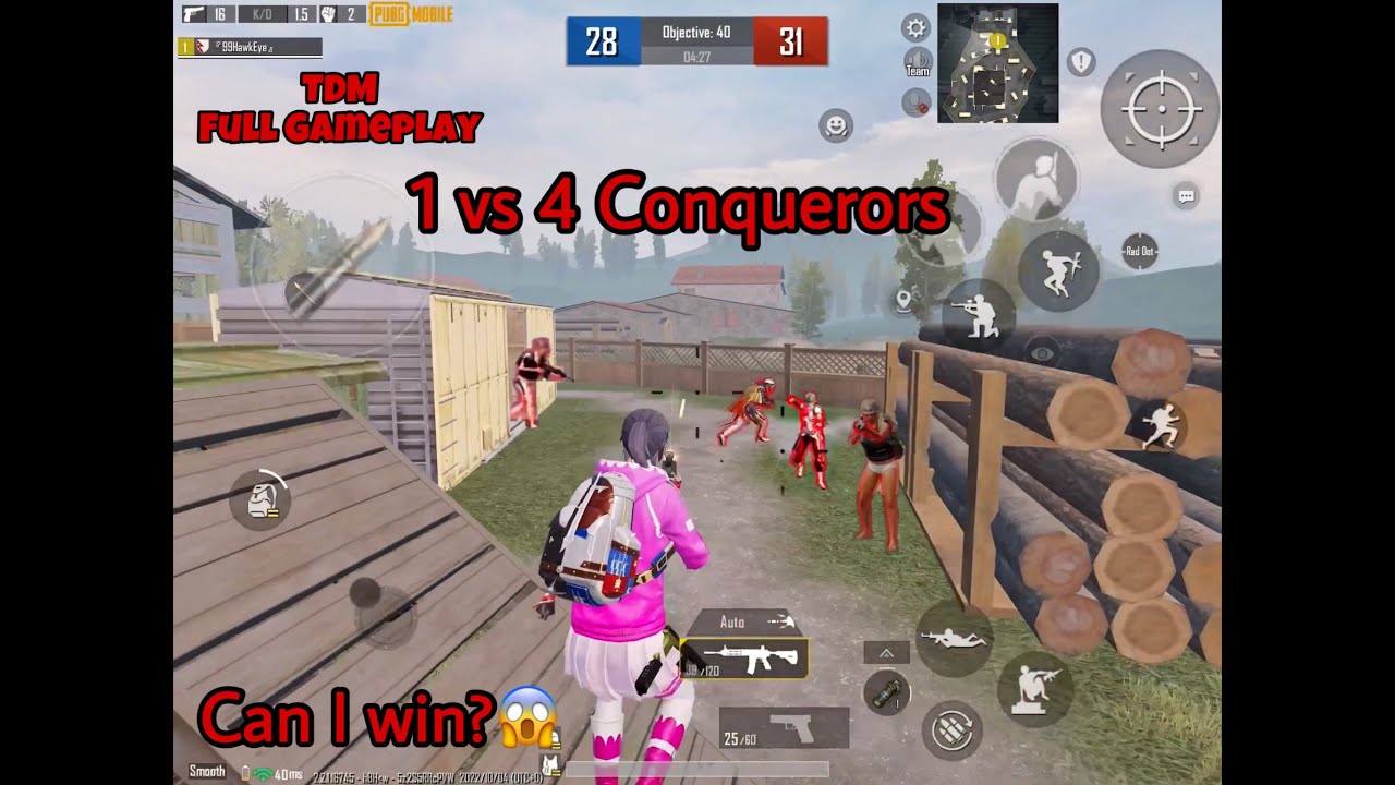 My Teammates Left Me With Conquerors Enemies | TDM Full Gameplay | PUBG ...