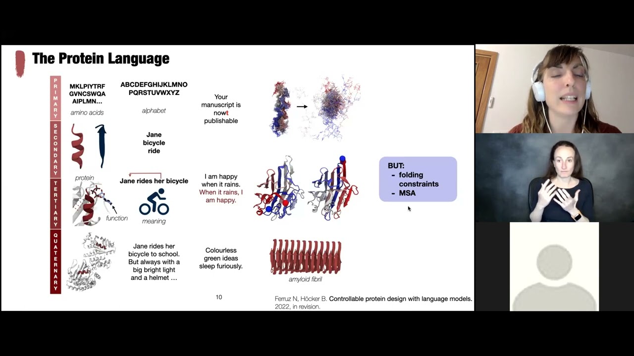A Deep Unsupervised Language Model for Protein Design