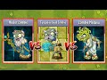 Healer Zombie & Medusa Zombie & Turquoise Skull - PvZ 2 Battlez