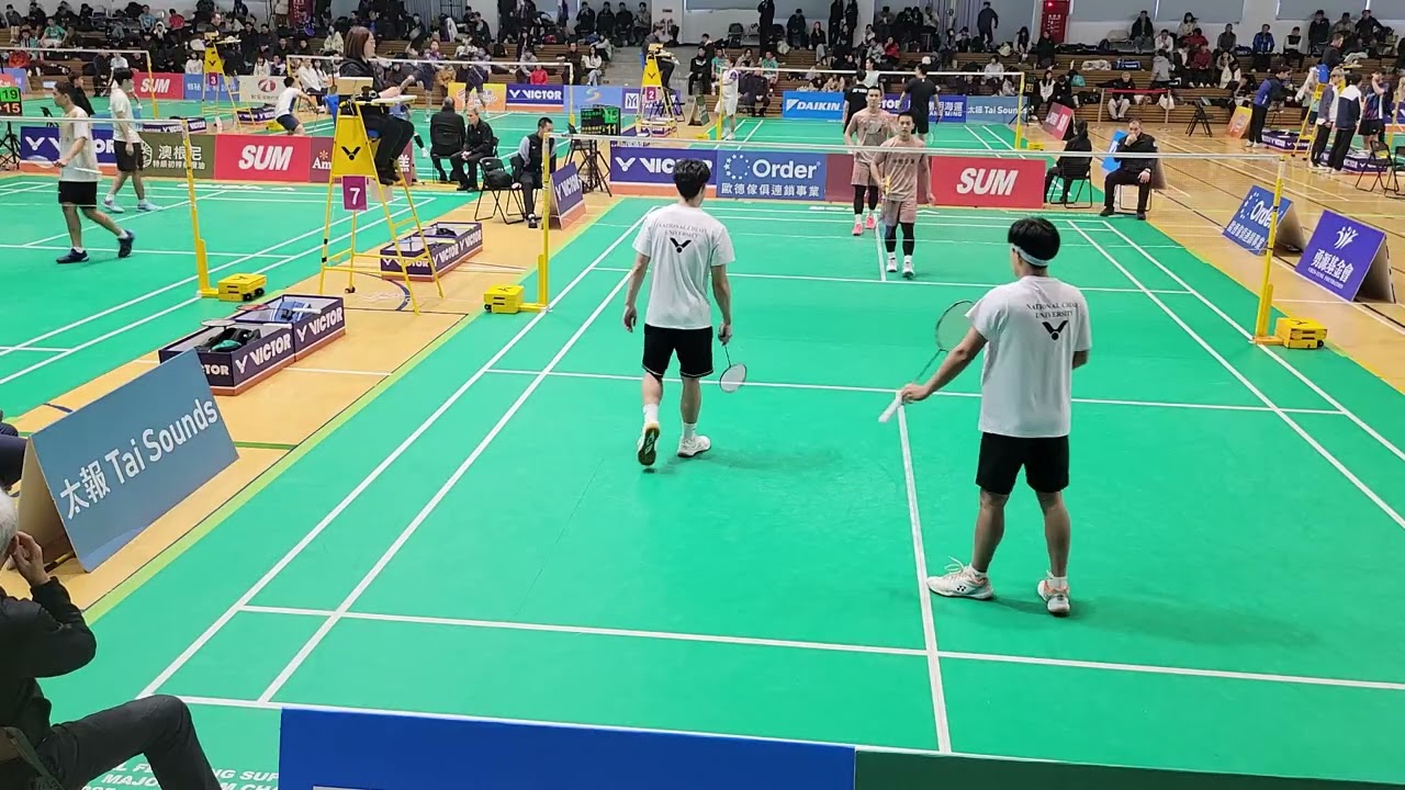 2026年第一次全國羽球排名賽【男乙雙會內32強】中租大同 李威霆/陳秉軒 vs 嘉義大學/長榮大學 林宇堂/蘇善丞