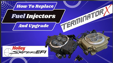 HOW TO REPLACE FUEL INJECTORS & UPGRADES | HOLLEY SNIPER/TERMINATOR X EFI