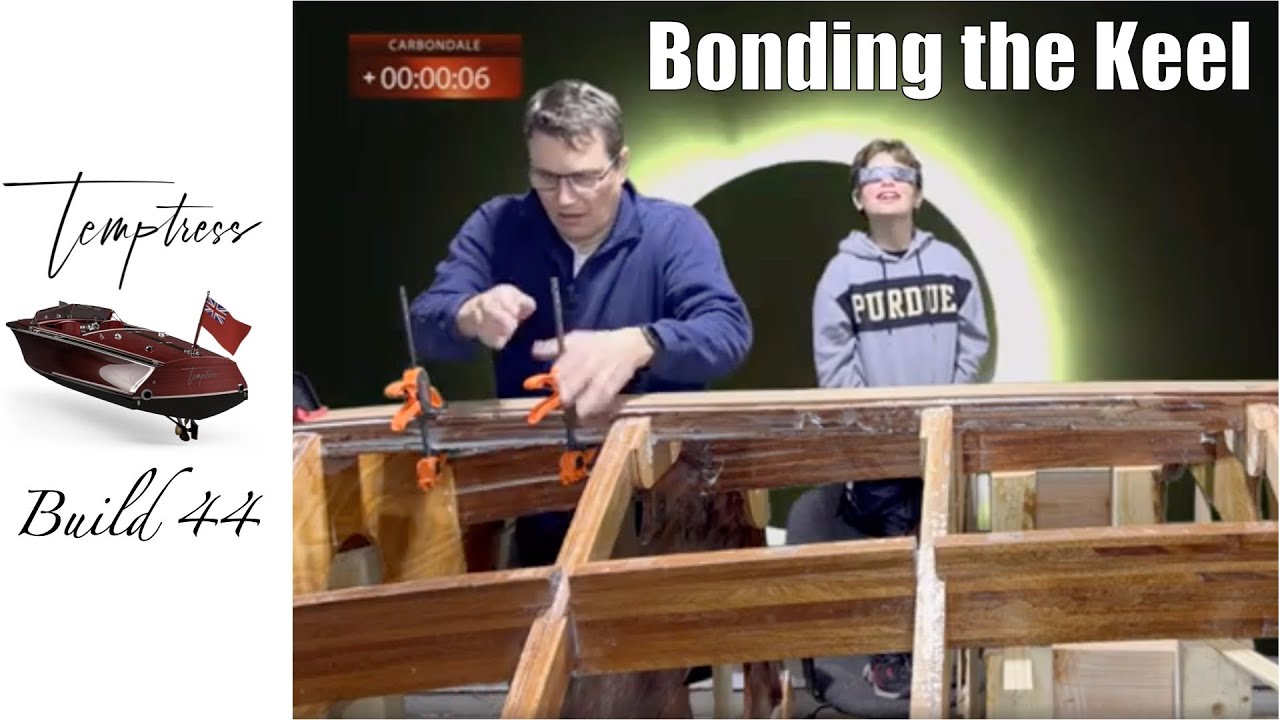 Temptress Build 44: Bonding the Keel