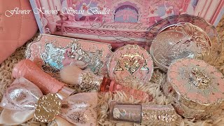 Flower Knows Swan Ballet Makeup Unboxing🩰 Everything Is So Pretty!🩷| Palina