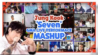 Jung Kook of BTS performs "Seven" in NYC l GMA Reaction Mashup