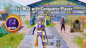 1v1 M24 with Conqueror Player 🥵l iPad 9th Generation l Pubg Mobile 🔥l Mr Mizzi