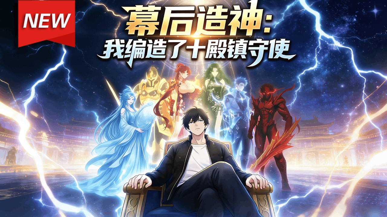 MULTISUB📢新番上线《幕后造神：我编造了十殿镇守使》第1~60集丨灵气复苏，邪魔肆虐，人类陷入生存危机，林凡觉醒十殿系统，猎杀邪魔就能抽取绝世强者人物卡！#漫剧 #破晓动漫社