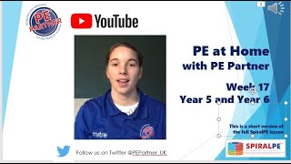 Week 17, PE lesson for year 5 & 6