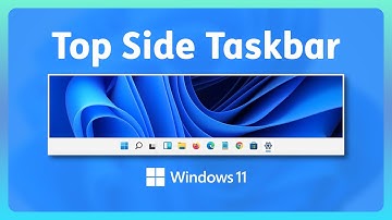 How to move taskbar to top in Windows 11 22H2 - 24H2 (one Minute)