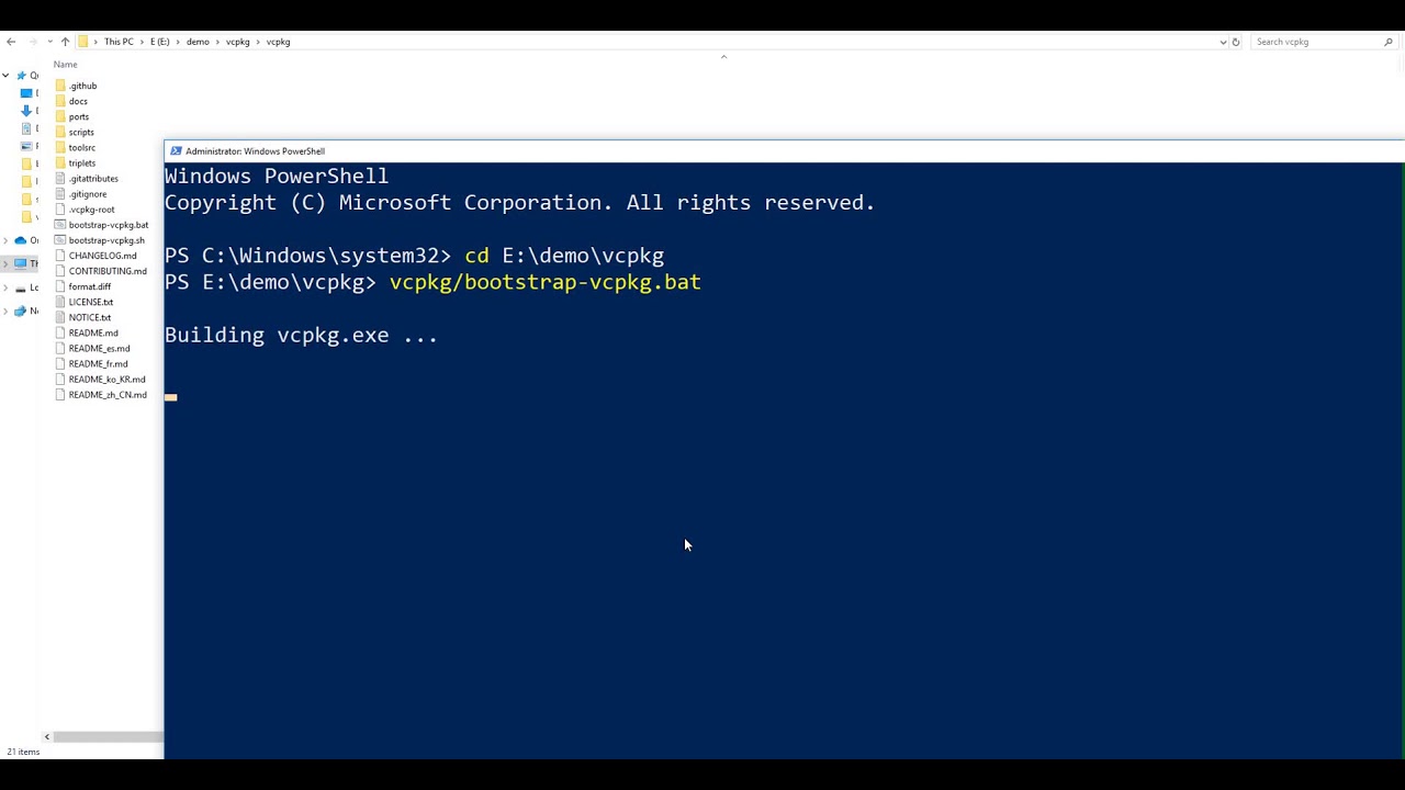 How to installl vcpkg - YouTube