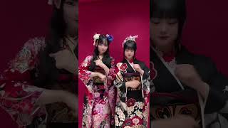 振袖りんりん＆めあち♡あけましておめでとうございます! #popteen #めあち #りんりん #newyear