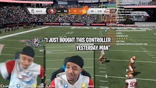 FlightReacts CRACKS & SMASHES HIS *NEW* CONTROLLER After RAGING Against A TRYHARD On MADDEN