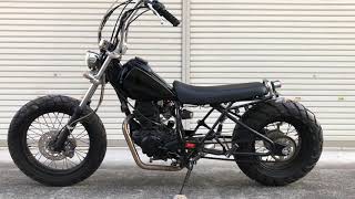 YAMAHA  TW200 フルカスタム　リジットフレーム　スカチューン Yahoo!オークション - 横浜～ YAMAHA TW200 トリプルツリー リジット