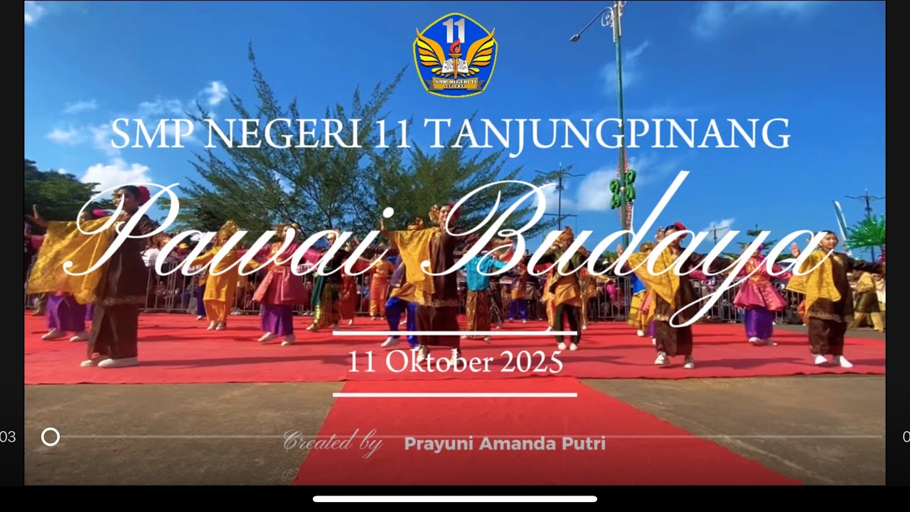 PAWAI BUDAYA SMP NEGERI 11 TANJUNGPINANG 11 Oktober 2025