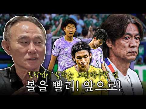 김학범 감독의 멕시코전 리뷰 "<strong>볼을</strong> 빨리 앞으로 보내야 한다"