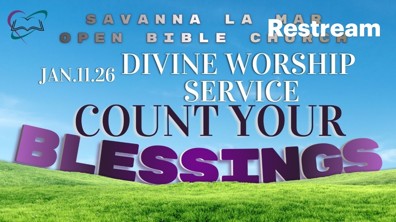 Divine Worship Service - Sunday, January 11, 2026