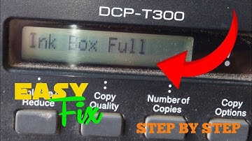 Brother DCP-T300 Ink Box Full Reset || Machine Error 46 in Brother Printer || perfect solution