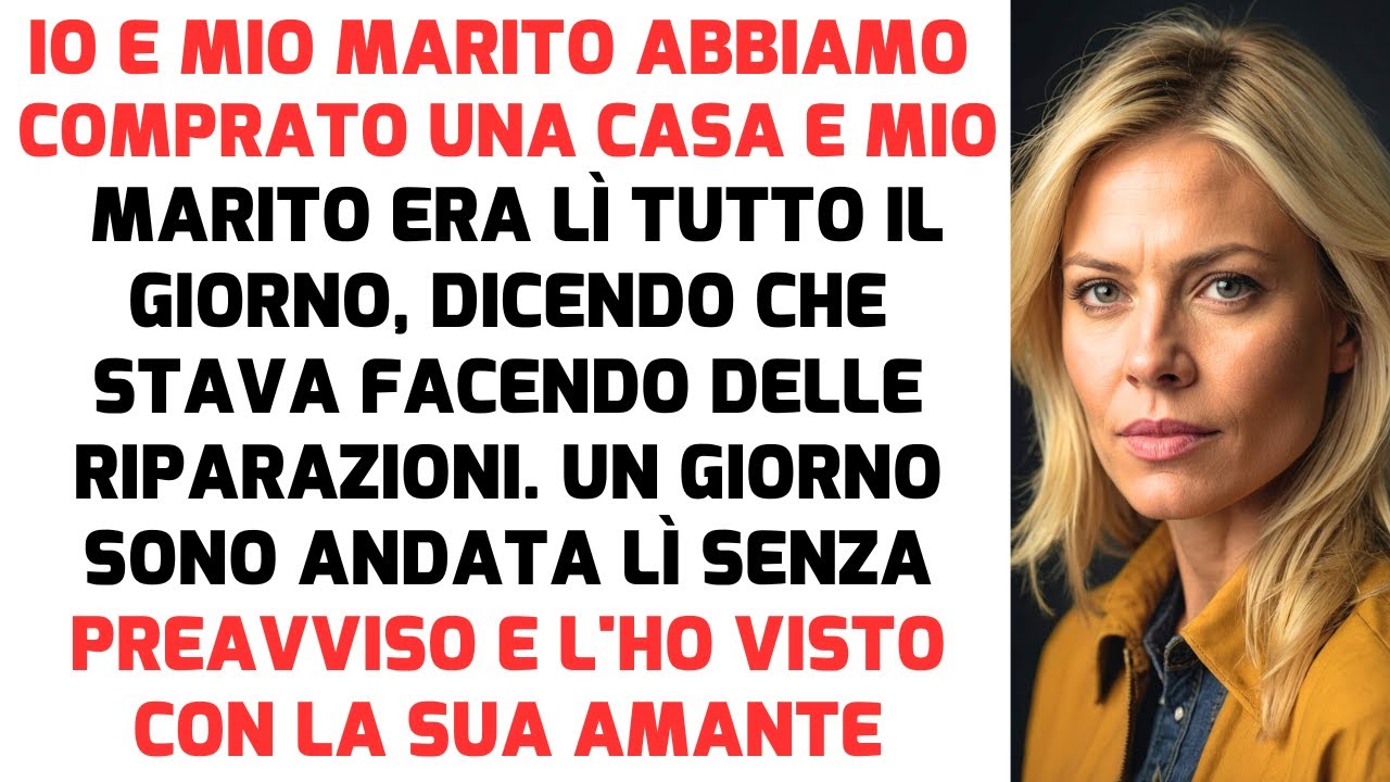 Mentre Mio Marito Stava Ristrutturando La Nostra Nuova Casa, L'ho Trovato Lì Con La Sua Amante...