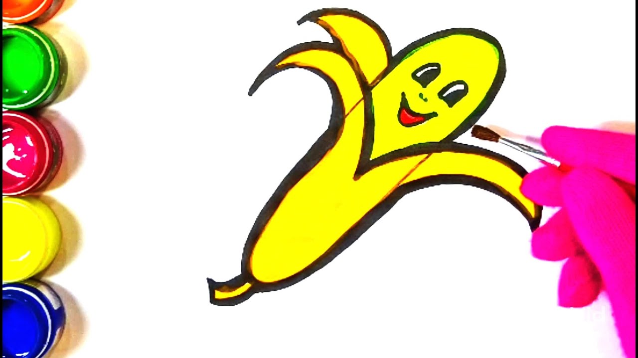Banan Rasm banan rasm / банан суреті /Как нарисовать лёгкий рисунок банан ...