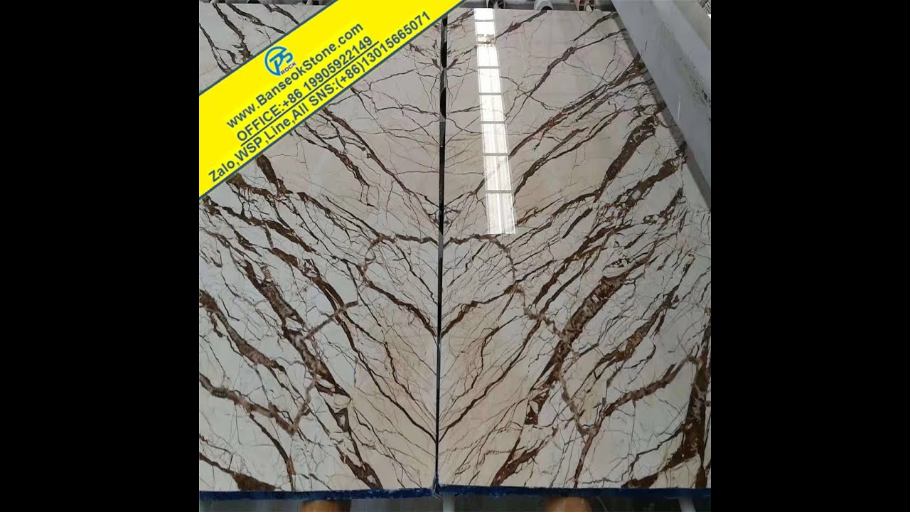Sofita gold beige marble