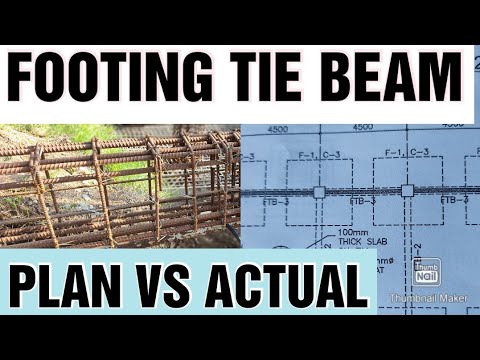 Video: Hva er footing tie beam?
