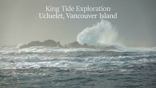 Ucluelet, Vancouver Island during a King Tide - Vlog and Wave Footage - UkeeTube