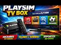 🛑 PLAYSIM NO TV BOX FUNCIONANDO! APRENDA A INSTALAR AGORA!🛑