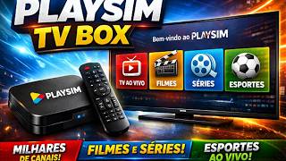 🛑 PLAYSIM NO TV BOX FUNCIONANDO! APRENDA A INSTALAR AGORA!🛑