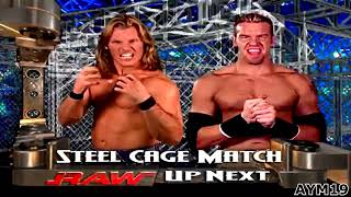 Chris Jericho vs Christian Steel Cage RAW 5/10/2004 Highlights