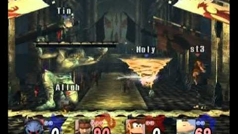 BotIE2 GF2 - Ally (Snake) + Swordgard (Diddy) vs Holy Nightmare (MK) + Tin Man (Olimar) 2