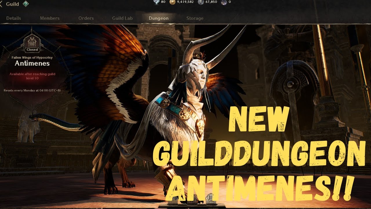 New Guild Dungeon: ‘Antimenes’ | Difficulty and how to complete the dungeon | Rewards and Benefits