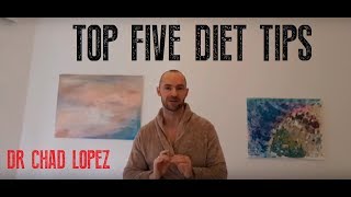 Funny british comedy video -  Top Five Diet Tips - Dr.Chad Lopez