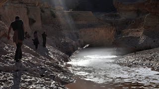Floods Wadi Ramon &amp; Nekarot Horseshoe שיטפון נחל רמון פרסת נקרות