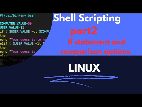 Linux Shell Scripting Part 2 (if statement and comparison options) #linux #scripting