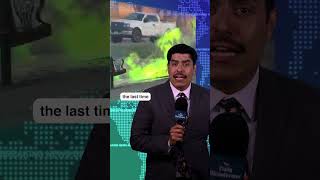 Neon Green Gas Exploded Out of Texas Tech University Manhole