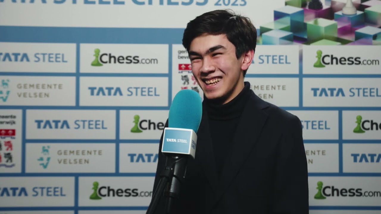 Tata Steel Chess R9: Giri beats Ding, Abdusattorov escapes with a